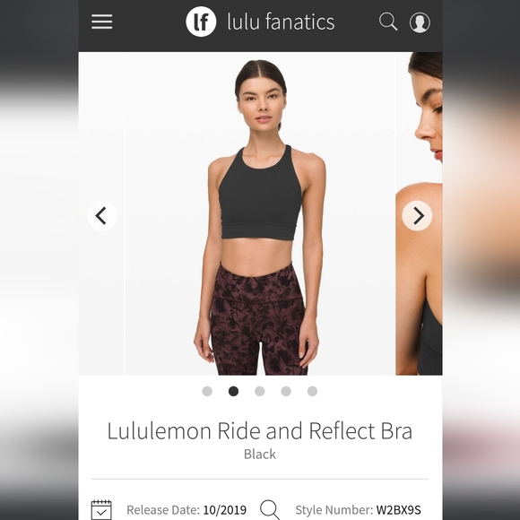 Lululemon high neck longline sports bra - Picture 3 of 3